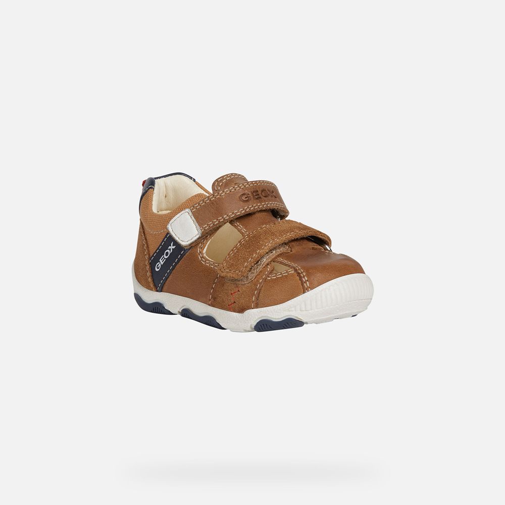 Sandalias Geox Bebe Marrom - Balù Boy - RSLCA1038